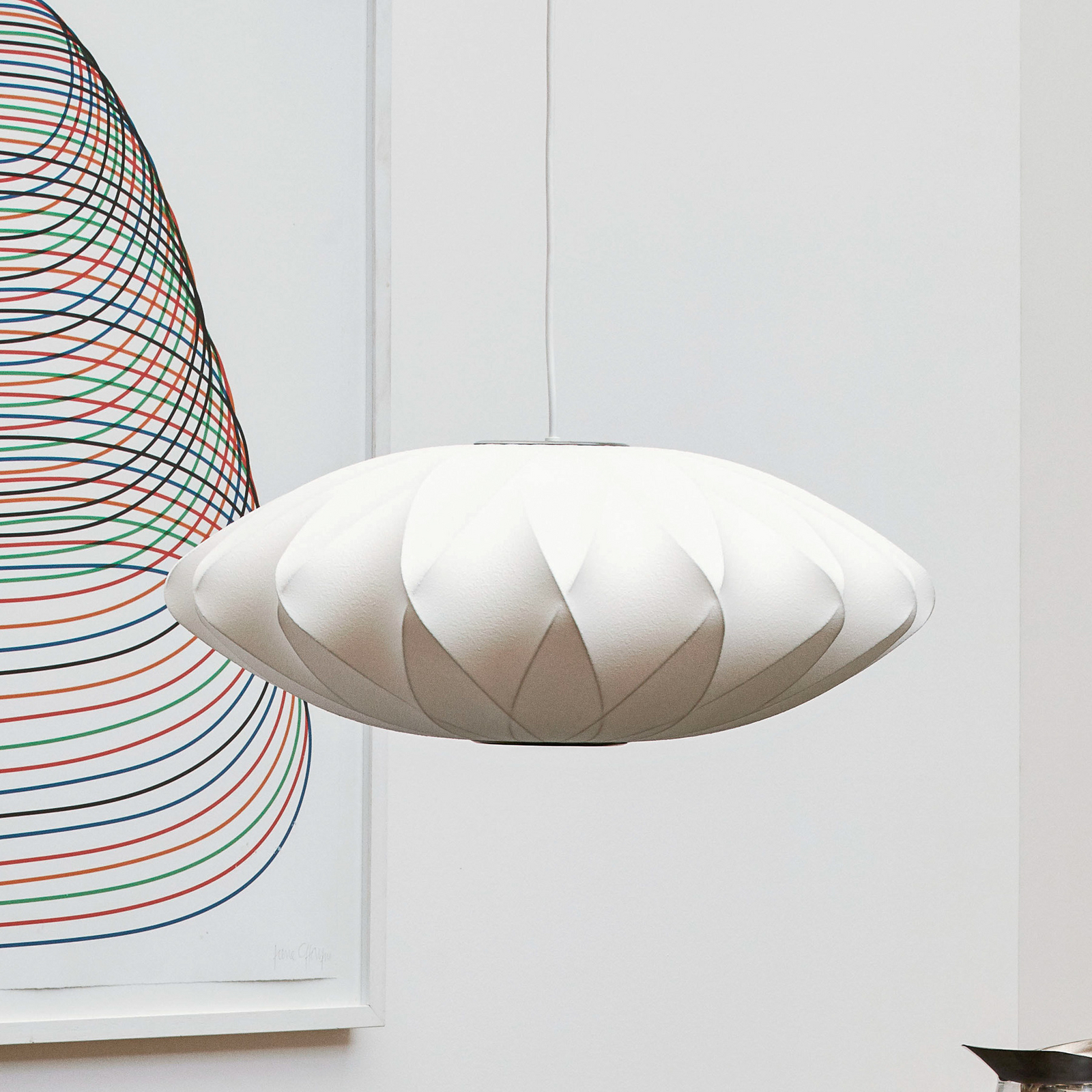 HAY Nelson Saucer Crisscross Bubble hanging light, Ø 63.5 cm